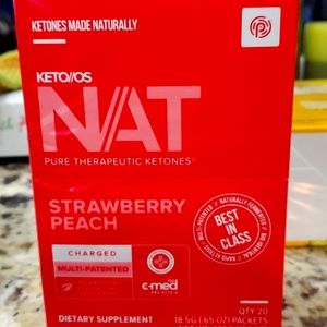 Keto nat O/S strawberry peach